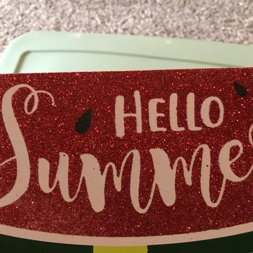 BOGO SALE Summer Sweet Watermelon Sign Hello Summer NWOT FINAL SALE ITEM